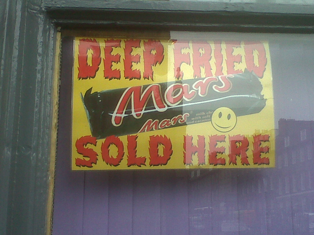 Deep-fried Mars bar