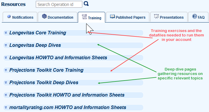 Resources: Training Tab in v2.8.7